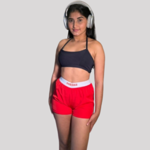 short duplo tamanho unico